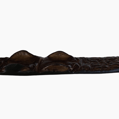 38mm | Brown Hornback | Crocodile Belt