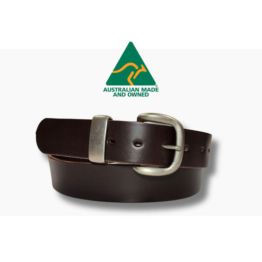 38mm | Brown Italian Veg Tanned | Leather Belt