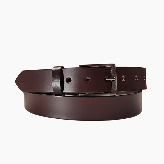 35mm | Cognac | Italian Leather | Dress Belt