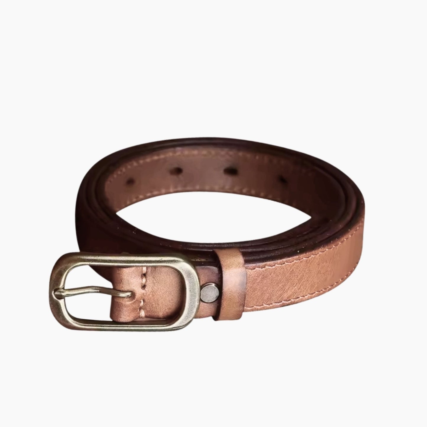 23mm |Tan Stitched | Formal Belt