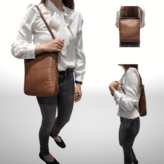 Aster -Brown Handbag/Backpack Combo - BeltUpOnline