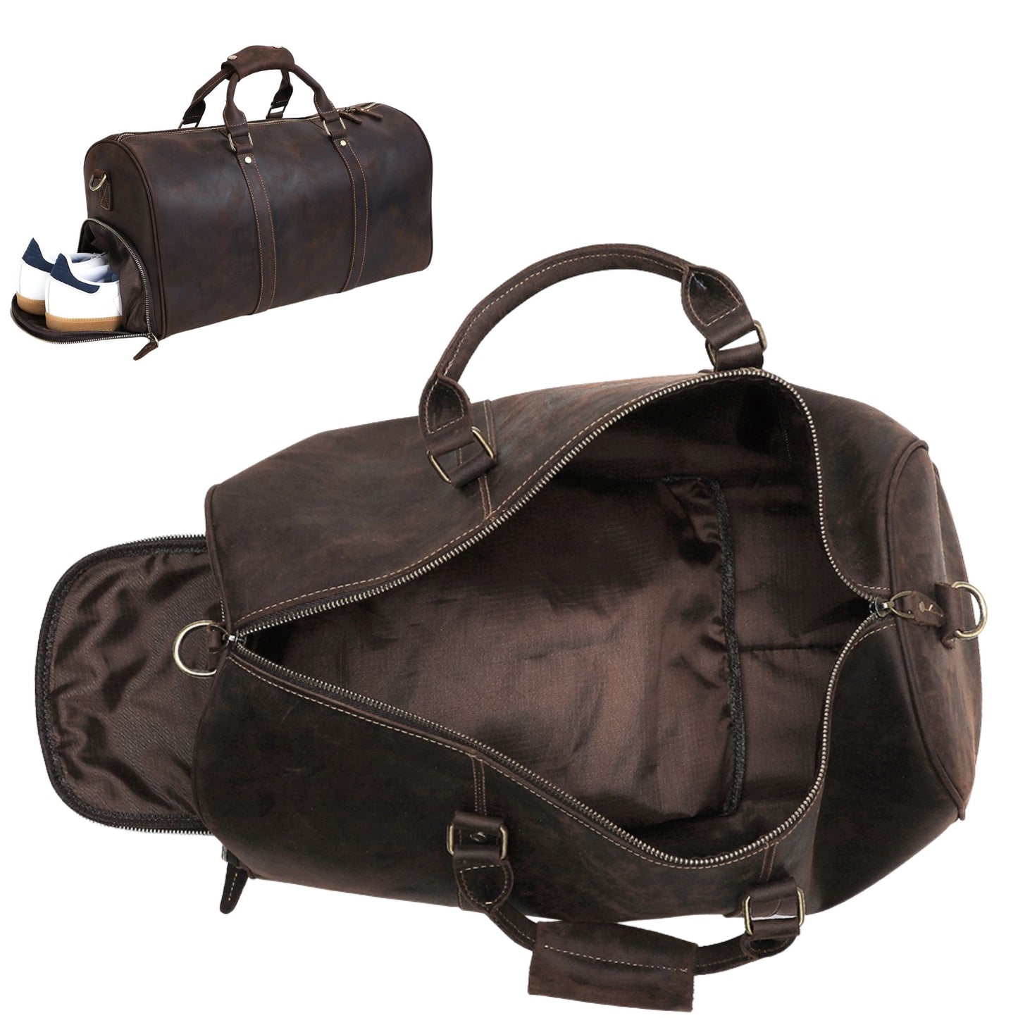 BULC - Duffel - Over Night Bag - Full Grain Leather - BeltUpOnline