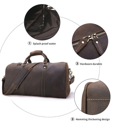 BULC - Duffel - Over Night Bag - Full Grain Leather - BeltUpOnline