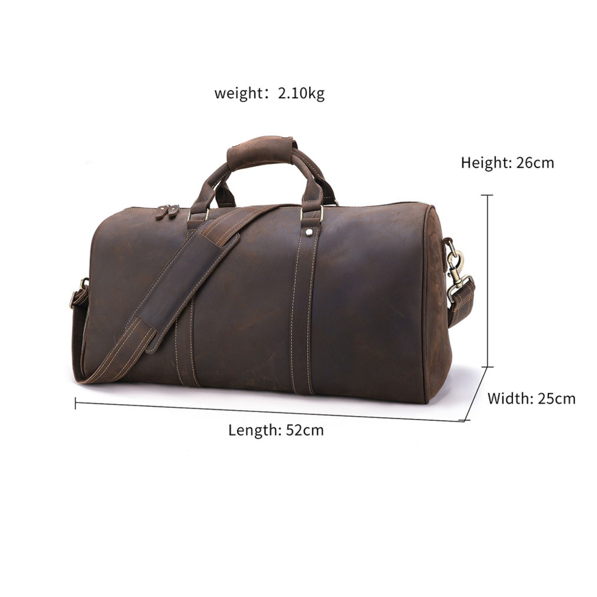 BULC - Duffel - Over Night Bag - Full Grain Leather - BeltUpOnline