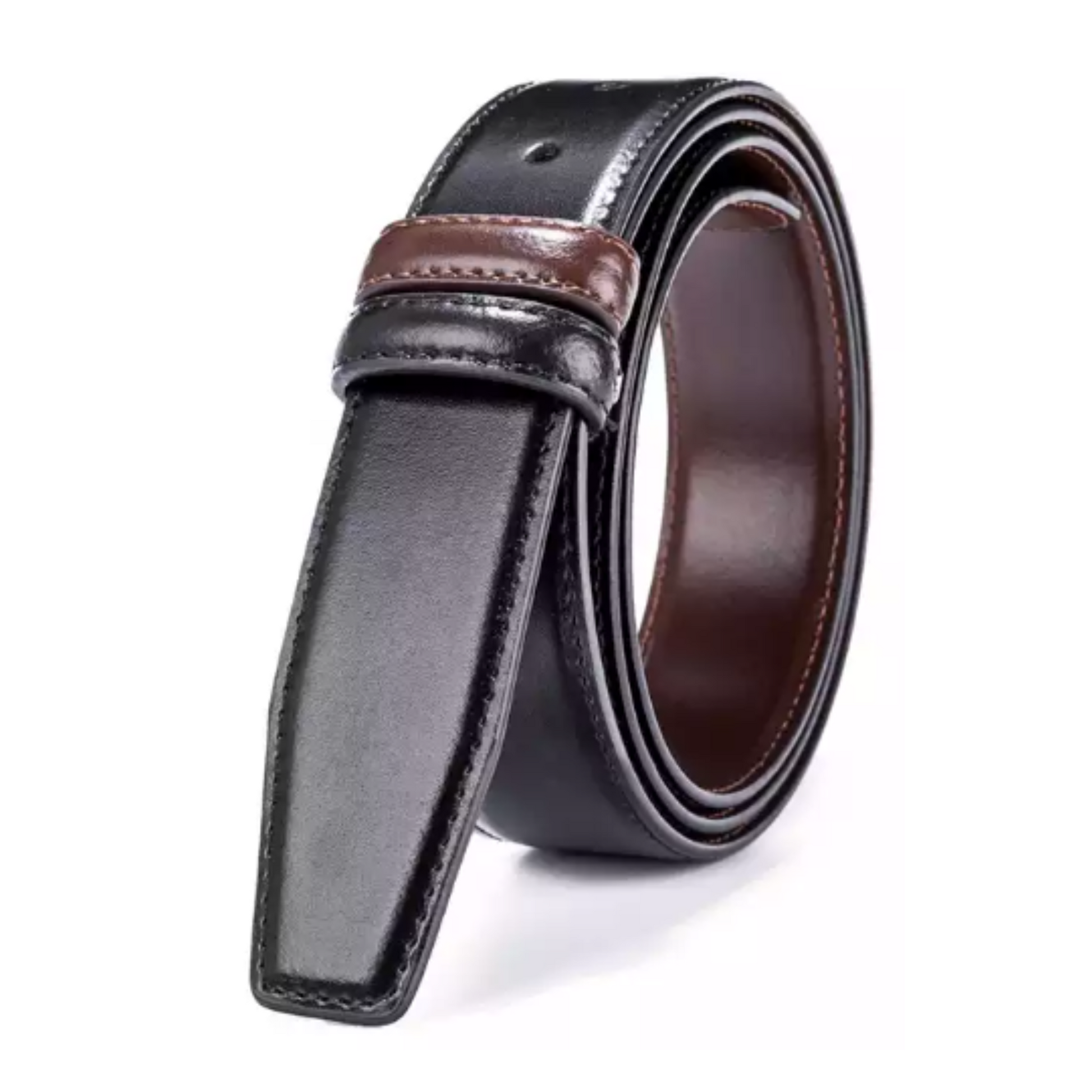 Reversible Leather Belt - 35mm Width - BeltUp Leather Co.